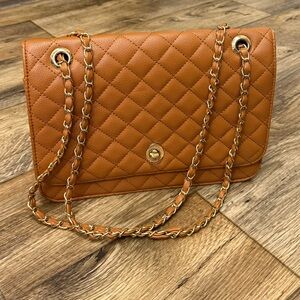 Quilted Flap-Style Bag